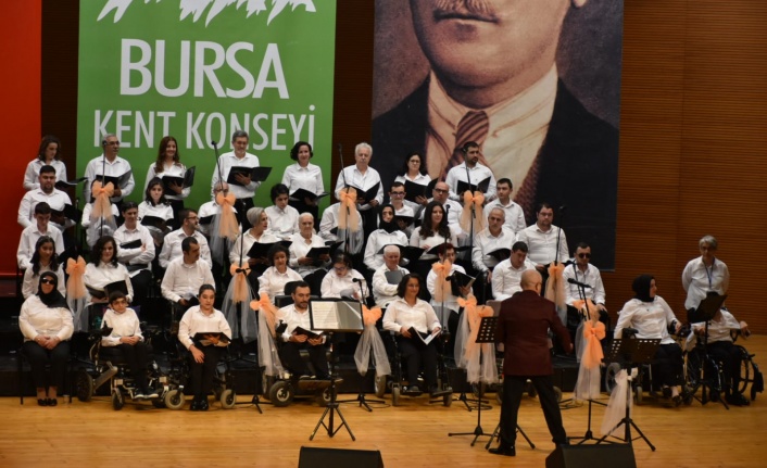 Bursa Kent Konseyi’nde engellilere moral gecesi